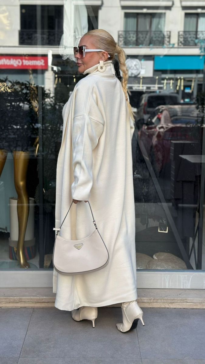 Krem Triko İkili Takım