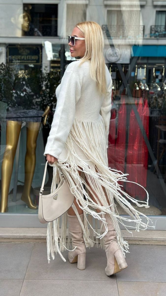 Triko Bluz Etek İkili Takım