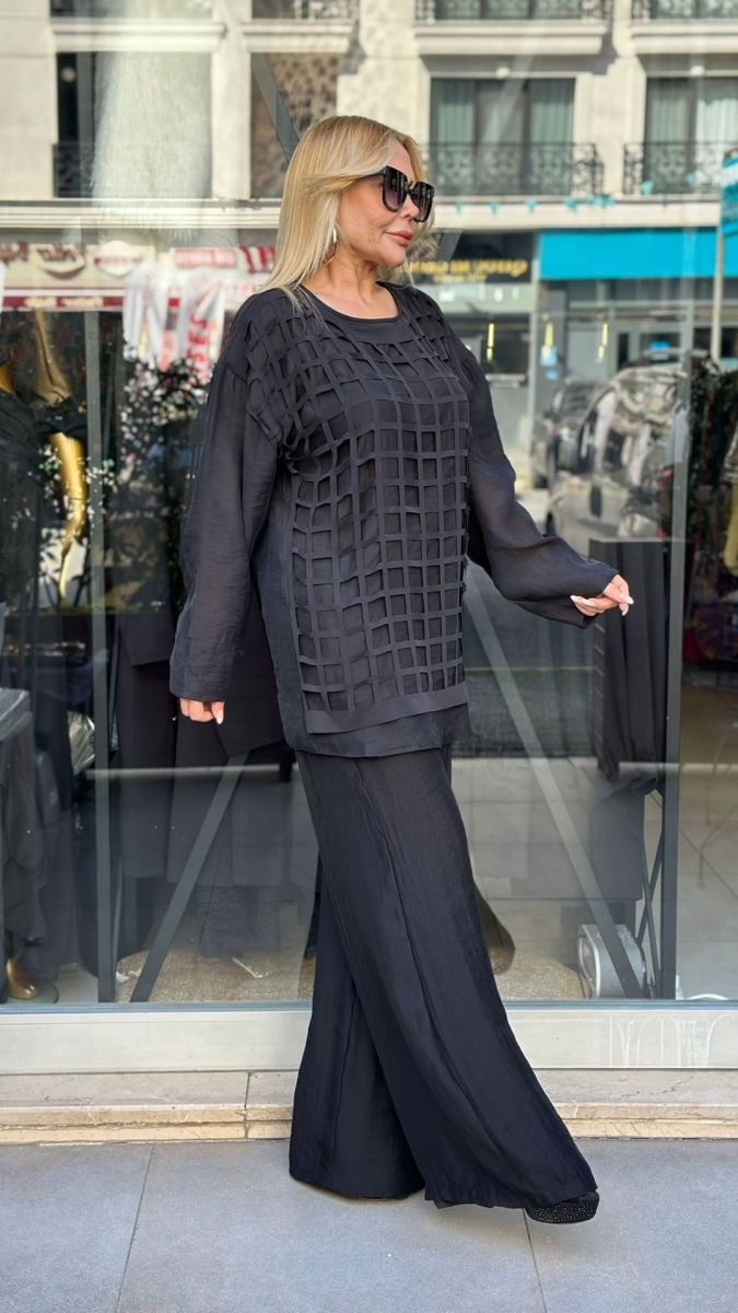 İpek Cupra Kumaş Siyah Takım