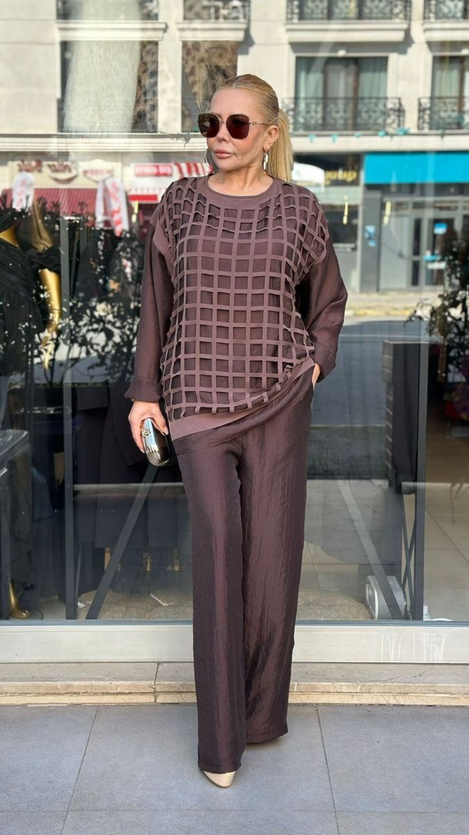 Cupra Kumaş Kahve Takım